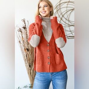 Heimish Full Size Long Sleeve V Neck Button Down Cardigan